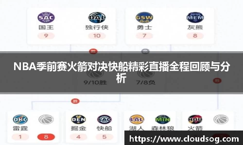 NBA季前赛火箭对决快船精彩直播全程回顾与分析